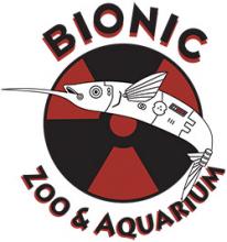 A logo for Bionic Zoo & Aquarium