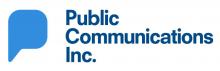 A logo for Public Communications Inc.